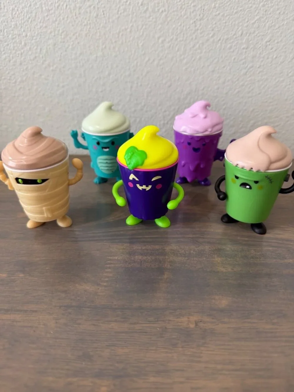 Wendy's Frosty Frights Kids Meal Toys Neon Ice Fright, The Yummy etc